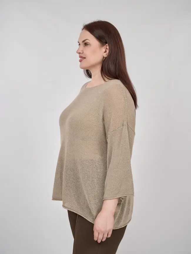 Джемпер облегченный ЭттоПлюс 25107-1 Размер 50-58. фото 79