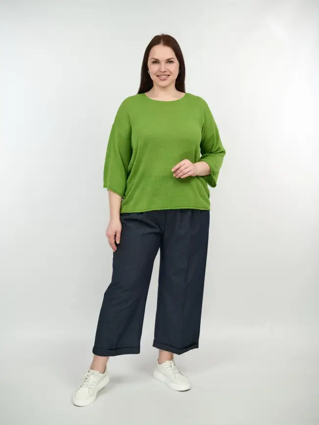 Джемпер облегченный ЭттоПлюс 25107-1 Размер 50-58. фото 11