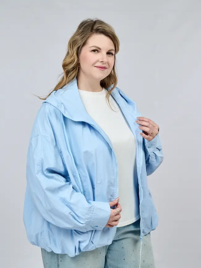 Ветровка облегченная с капюшоном 25185 Размер 52-58 фото 19