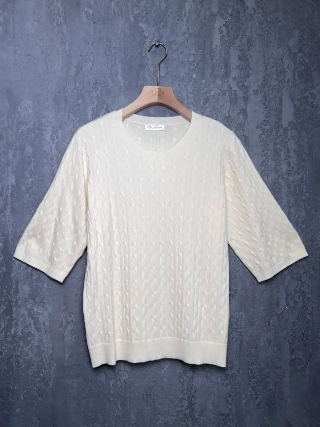 Джемпер 68525 Размер 48-56 (слоновая кость)Уценка фото 1