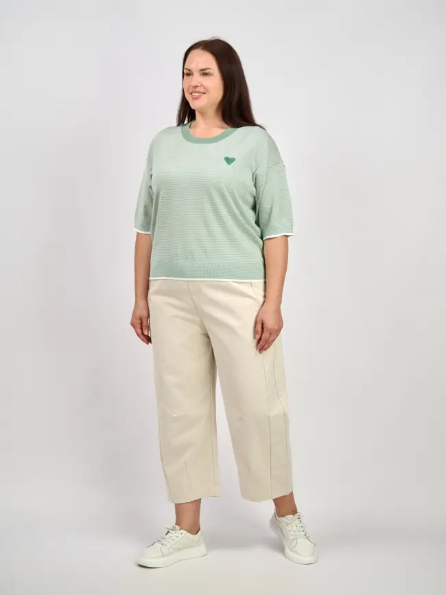 Джемпер облегченный ЭттоПлюс 25415 размер 48-54 фото 41