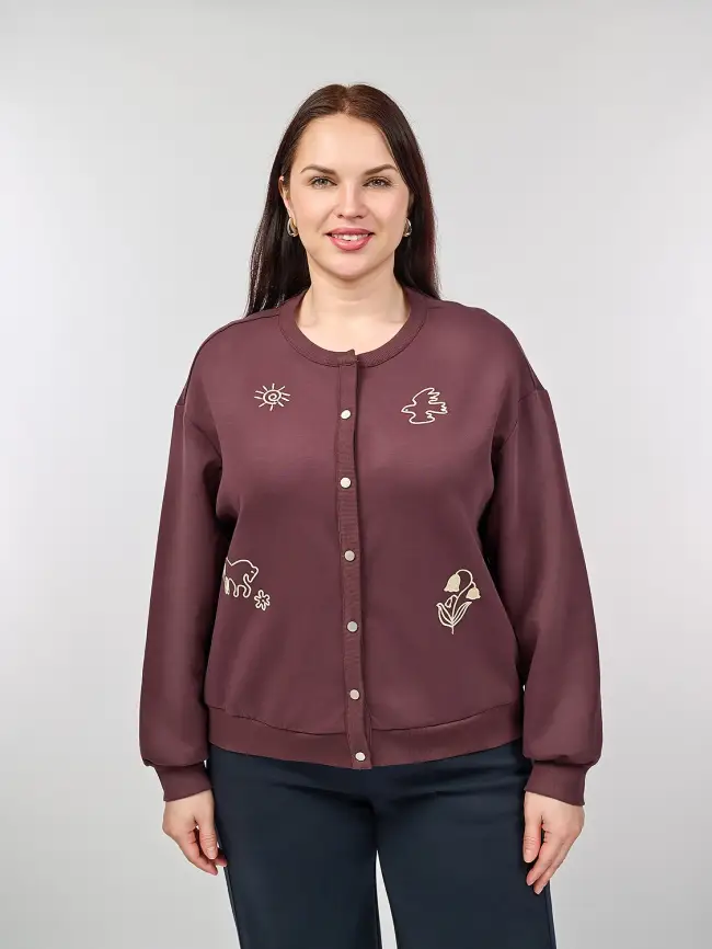 Кардиган 3510-1 Размер 50-58 фото 30