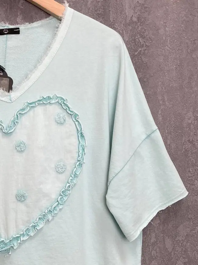 Футболка Сердце 6001 Италия Размер 50-58 фото 27