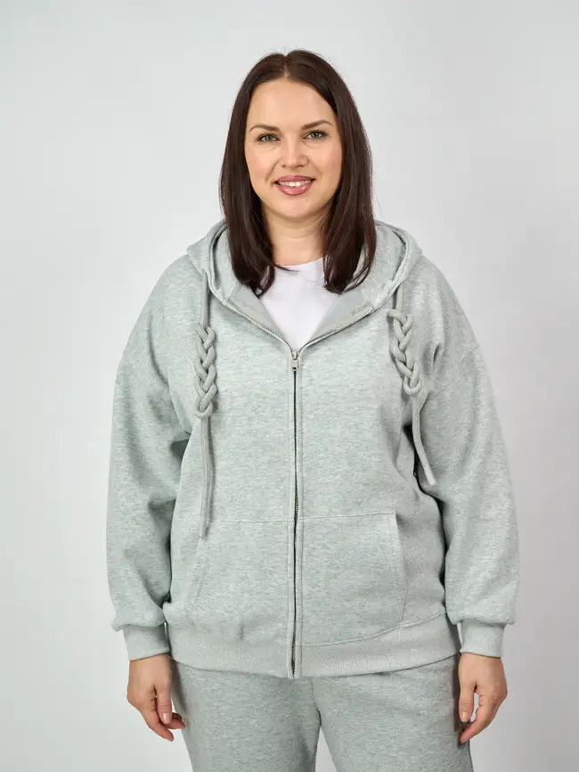 Худи зип оверсайз 505 Размер 50-58 фото 126