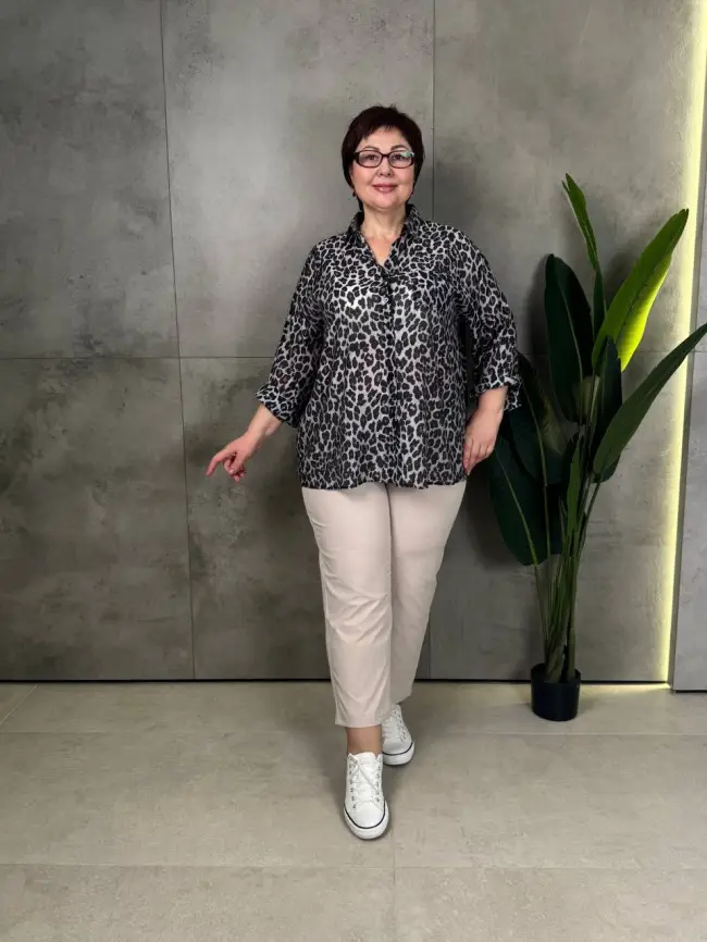 Блуза ЭттоПлюс 0022 Размеры 50-58 фото 31