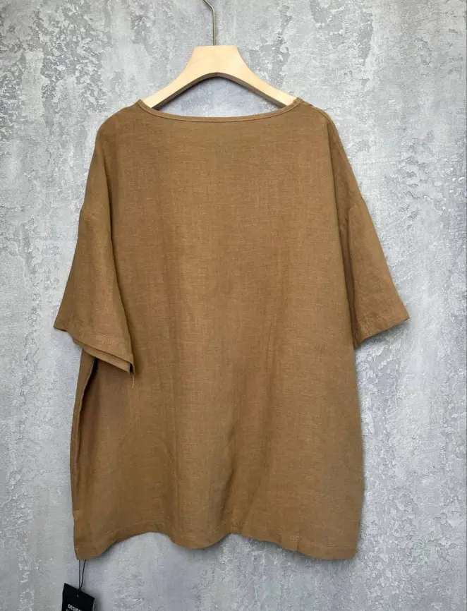 Футболка лен карман 24080 Размер 50-56 фото 17