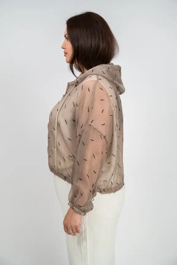 Ветровка-пыльник с принтом 6717 фото 17