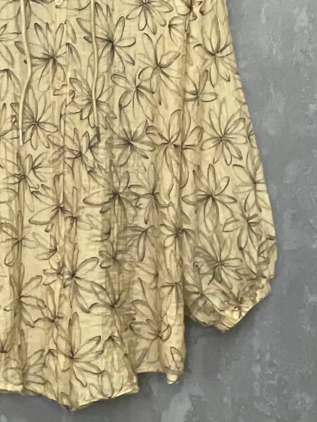 Ветровка-пыльник в цветок 9176 Размер 50-58 фото 33