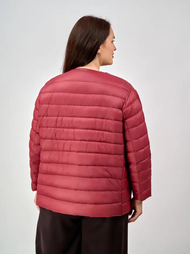 Легкая пуховая куртка 8802 Размер 46-56 фото 123