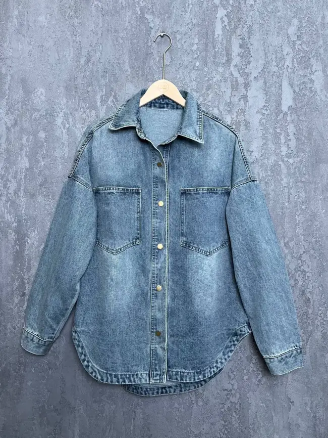 Куртка джинсовая 65227 Размер 48-56 фото 14