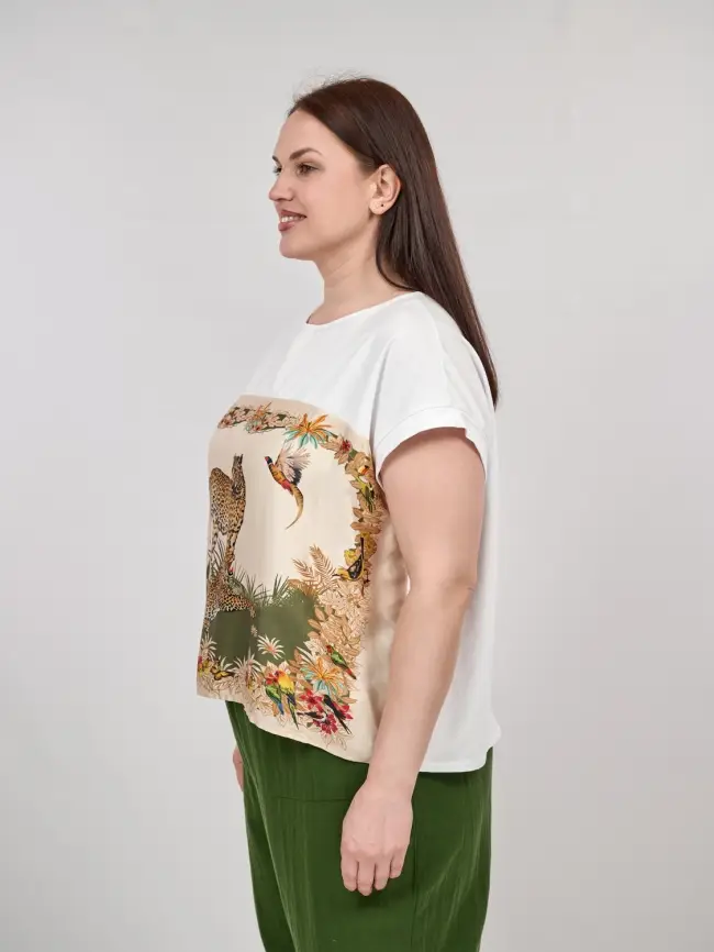 Блуза Италия 8860 Размер 50-58 фото 47