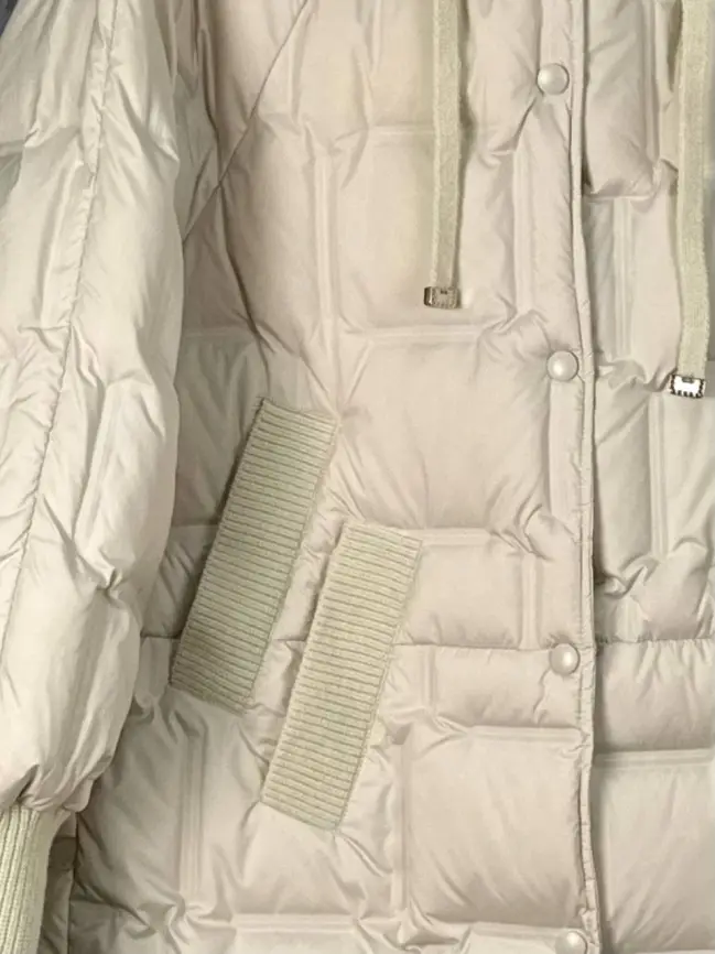 Пуховое пальто 6562 Размер 48-56 фото 20