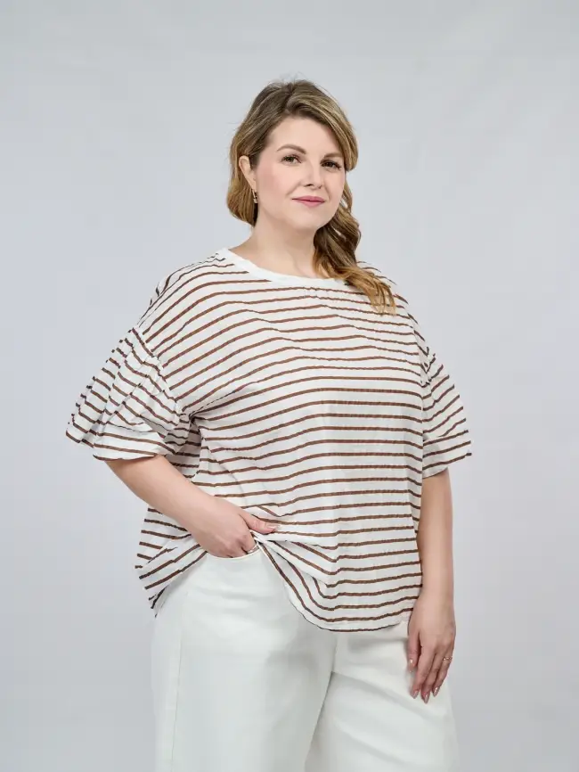 Блуза Италия 6232 Размер 50-58 фото 4