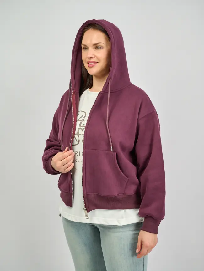 Худи зип утепленное 10 Размер 46-54 фото 45