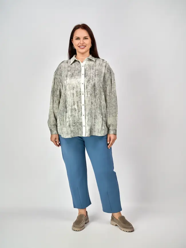 Брюки 33494 ЭттоПлюс размеры 52-58 фото 115