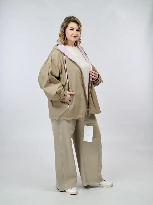 Двухсторонняя ветровка 17167 Размер 50-58 фото 4