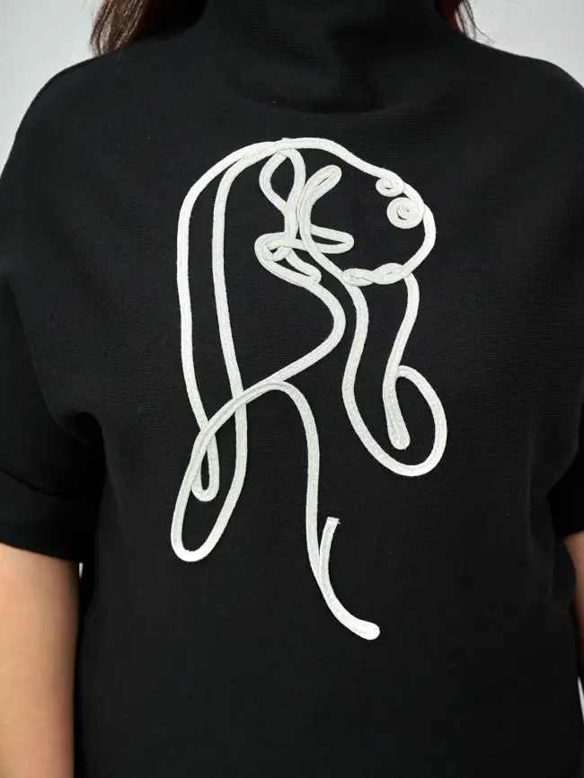 Джемпер "Девушка" 0921 Размер 46-54 фото 21