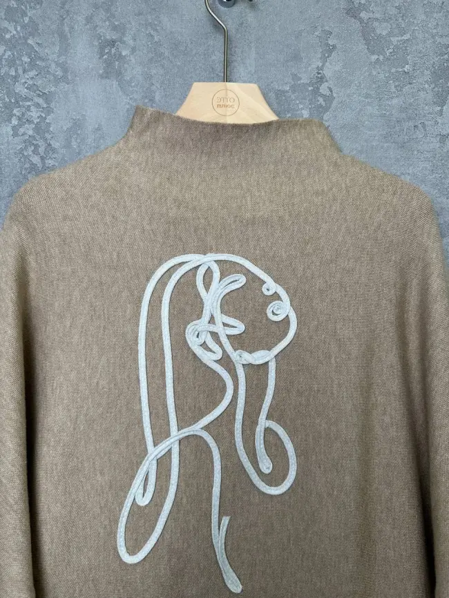 Джемпер "Девушка" 0921 Размер 46-54 фото 10