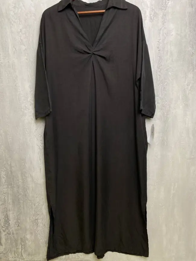 Платье Узел длинное с длинными рукавами фото 1