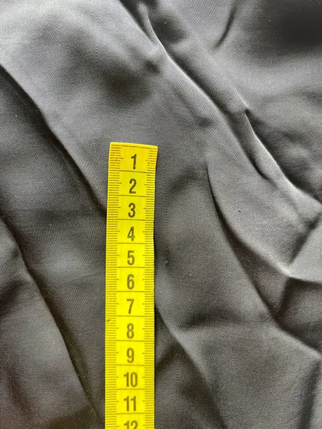 Блуза атлас 22990 (черный) Уценка фото 2