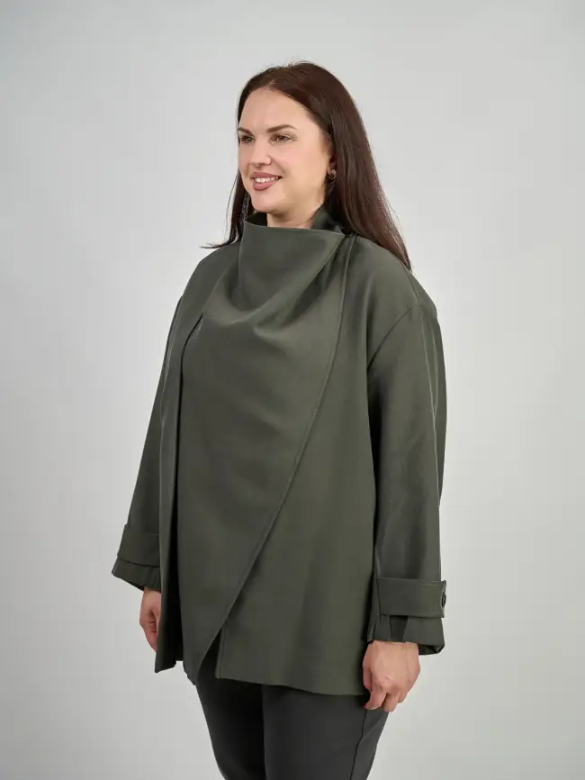 Тренч 26233 Размер 50-58 фото 4