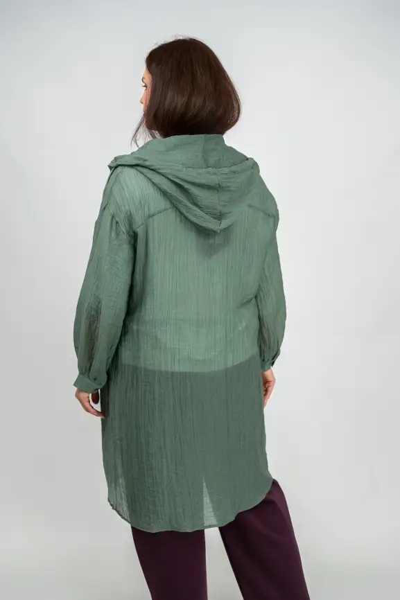 Пыльник рубашка удлиненный 9087 Размер 50-58 фото 28