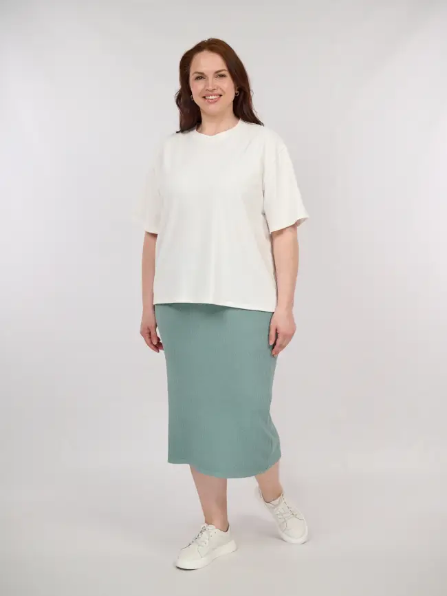 Юбка облегченная ЭттоПлюс 1026-1 Размер 48-56 фото 46