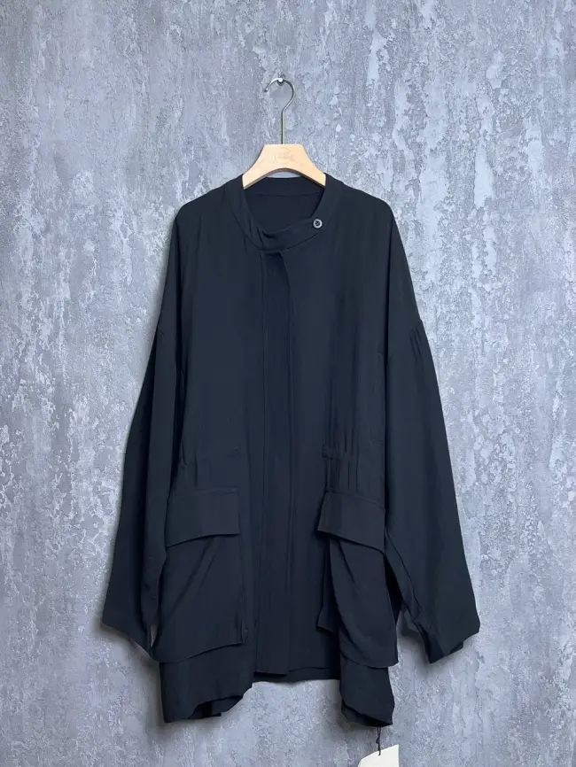 Тренч на молнии свободного кроя 250025 Размер 56-60 фото 8