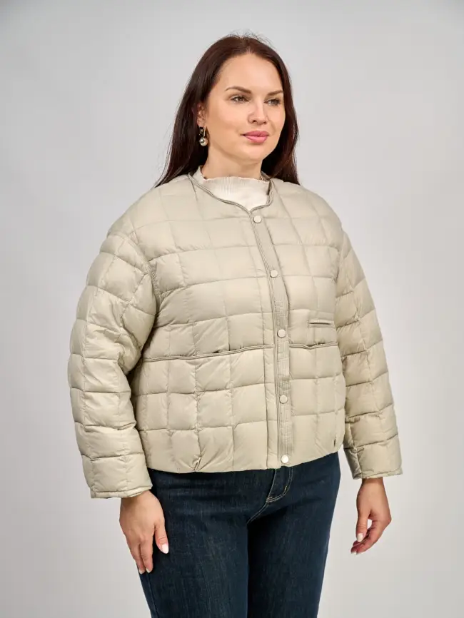 Куртка пух легкая 8176 Размер 44-52 фото 24