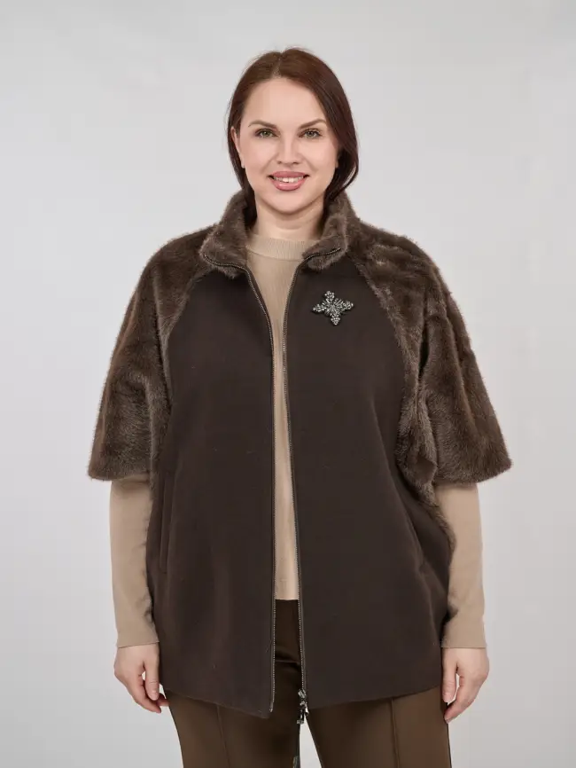 Пальто 30405 Размеры 48-64 фото 2