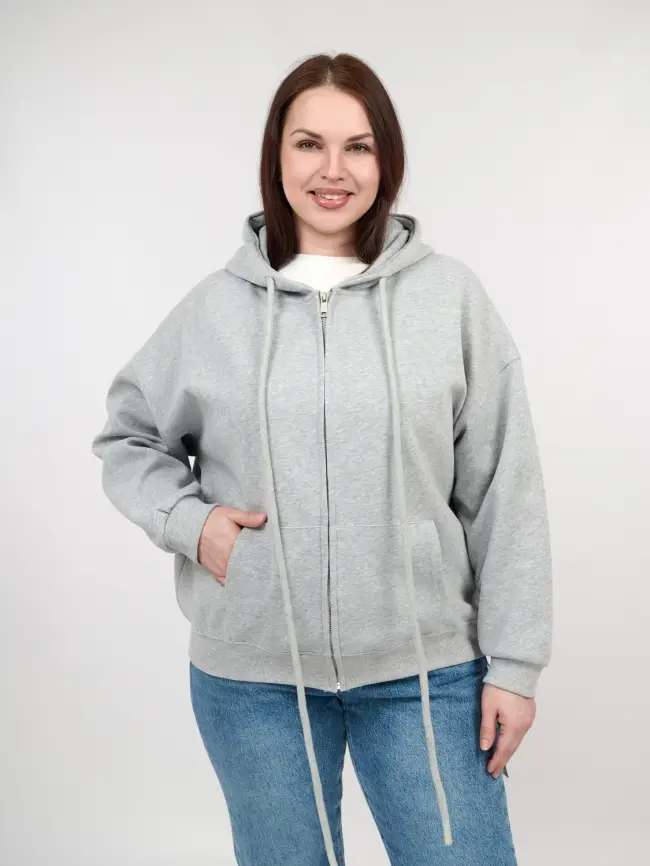 Худи зип оверсайз 505 Размер 50-58 фото 110