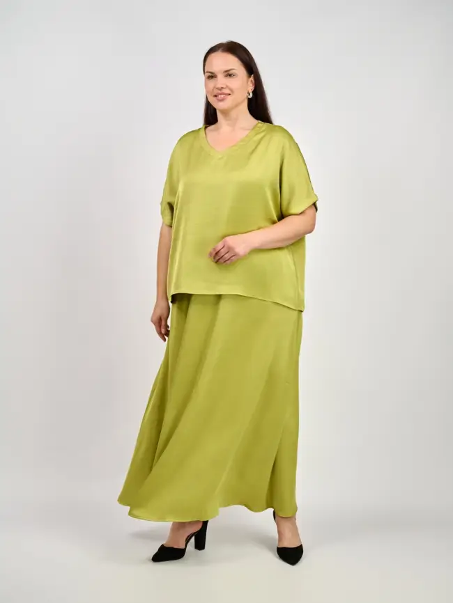 Юбка ЭттоПлюс 1001-2 Размеры 52-58 фото 75