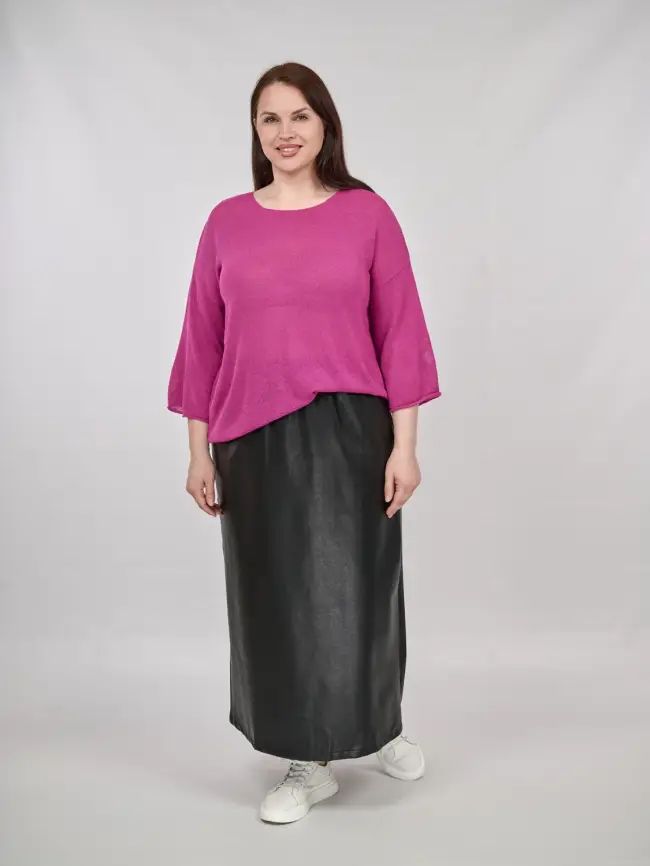 Джемпер облегченный ЭттоПлюс 25107-1 Размер 50-58. фото 61