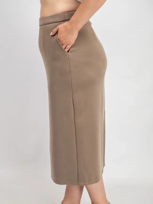 Юбка карандаш с карманами 0013 ЭттоПлюс Размер 52-58 фото 22