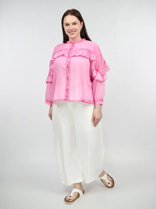 Брюки палаццо 38317 размер 54- 58 фото 17