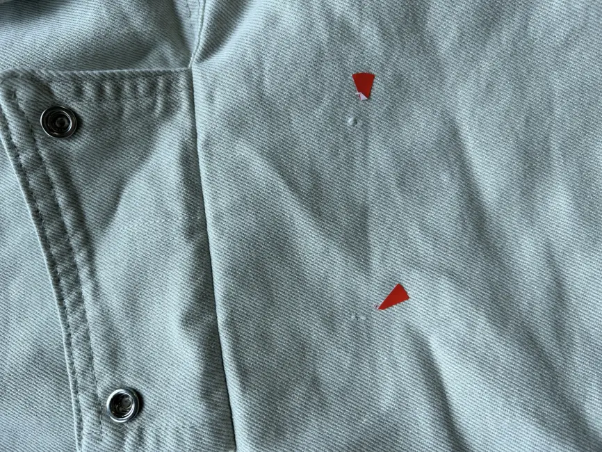 Куртка джинсовая(светло-серый) 88203 Уценка фото 3