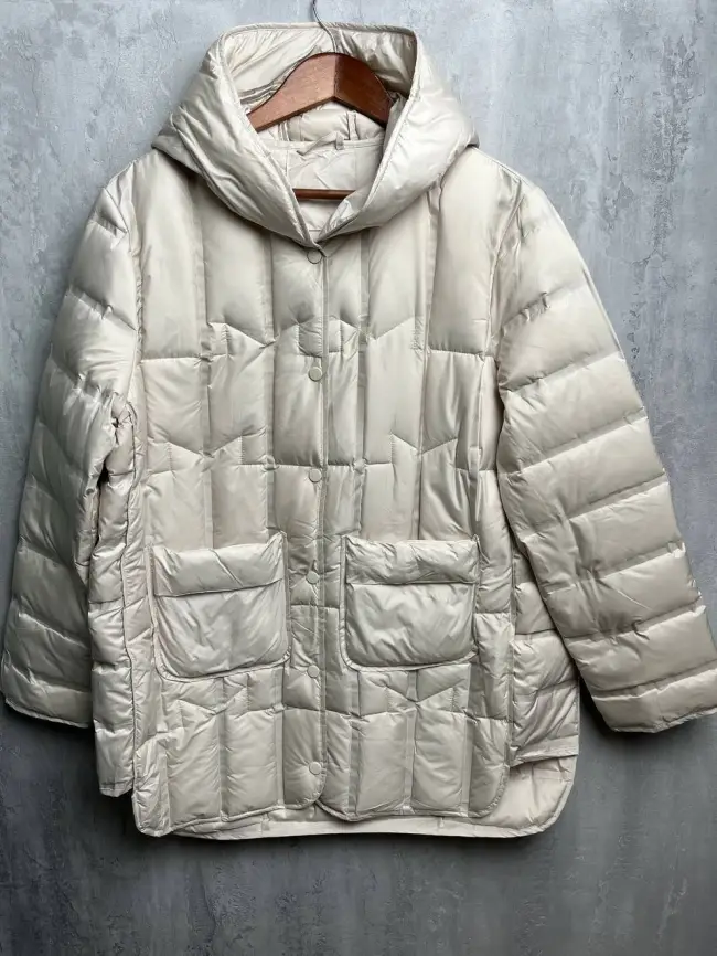 Куртка стёганая с капюшоном 9063 Размер 46-52 фото 11