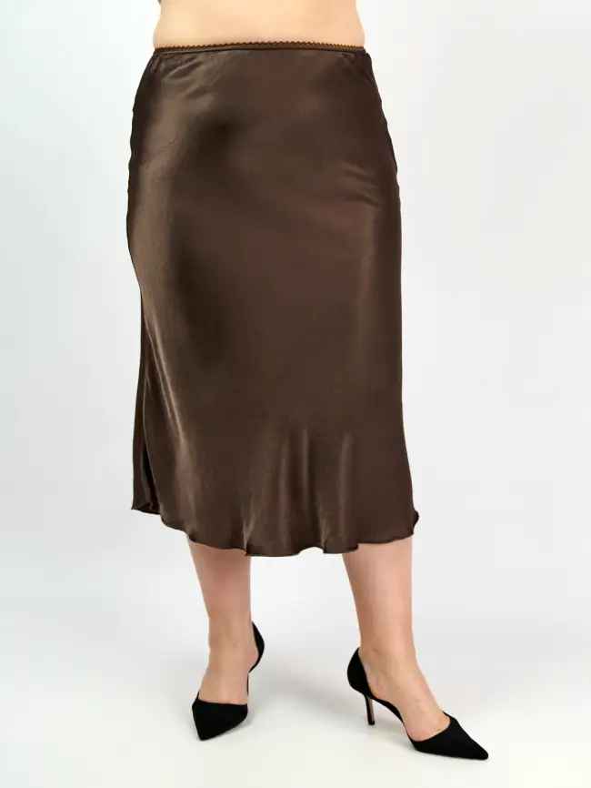 Юбка атлас 9298-1 Размер 48-56 фото 95