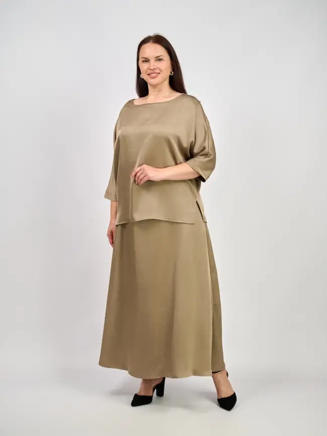 Юбка ЭттоПлюс 1001-2 Размеры 52-58 фото 58