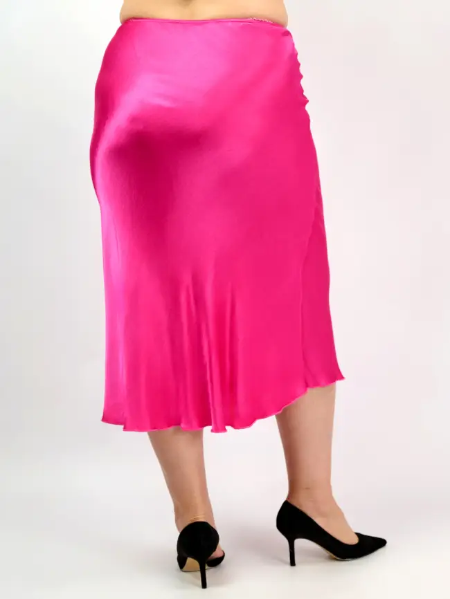 Юбка атлас 9298-1 Размер 48-56 фото 44