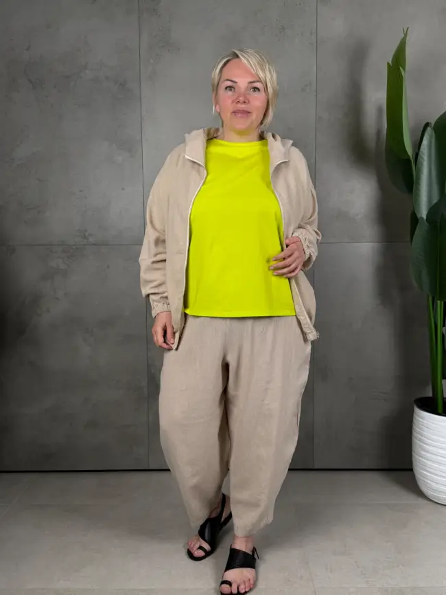 Бомбер лен 25016 фото 82