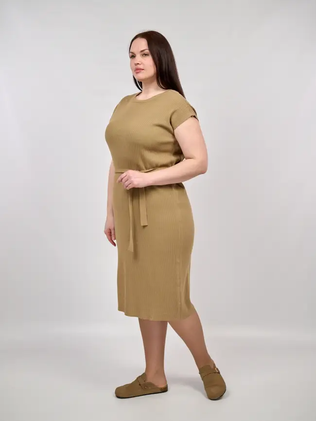 Трикотажное платье 2235 Размер 48-56 фото 2