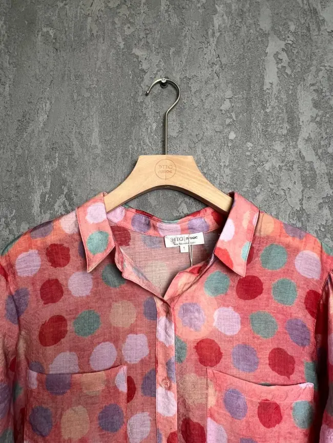 Рубашка с принтом ЭттоПлюс 33411 Размер 46-54 фото 17