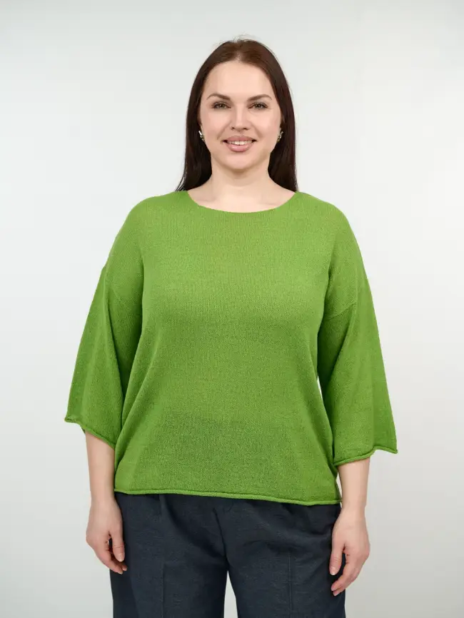 Джемпер облегченный ЭттоПлюс 25107-1 Размер 50-58. фото 6