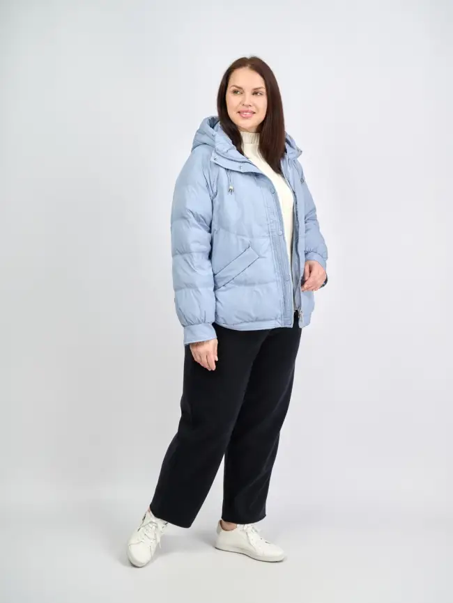 Пуховая куртка ЭттоПлюс 2553 Размер 48-54 фото 121