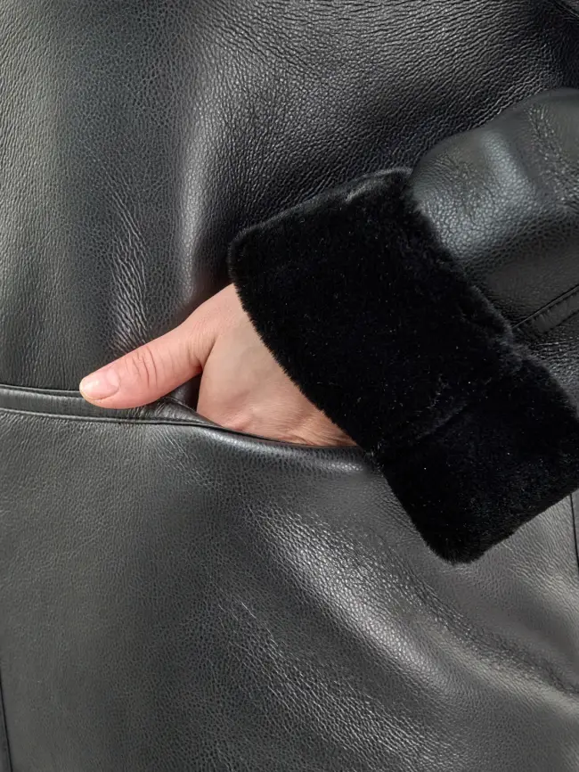 Дубленка 122802 Размер 50-54 фото 11