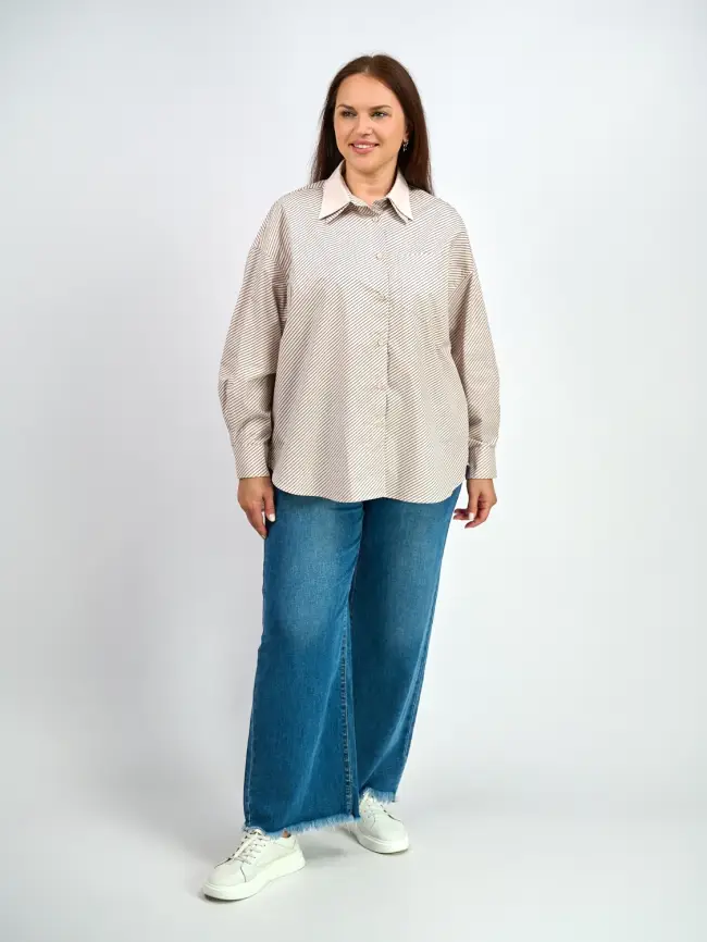 Джинсы палаццо 999 Размеры 50-58 фото 18