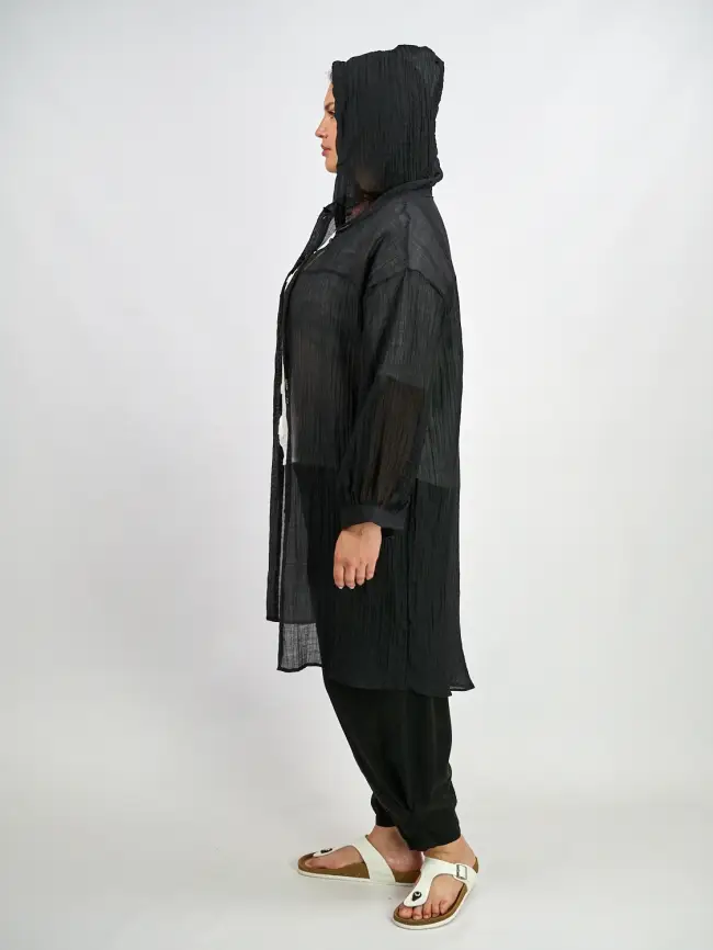 Пыльник рубашка удлиненный 9087 Размер 50-58 фото 18