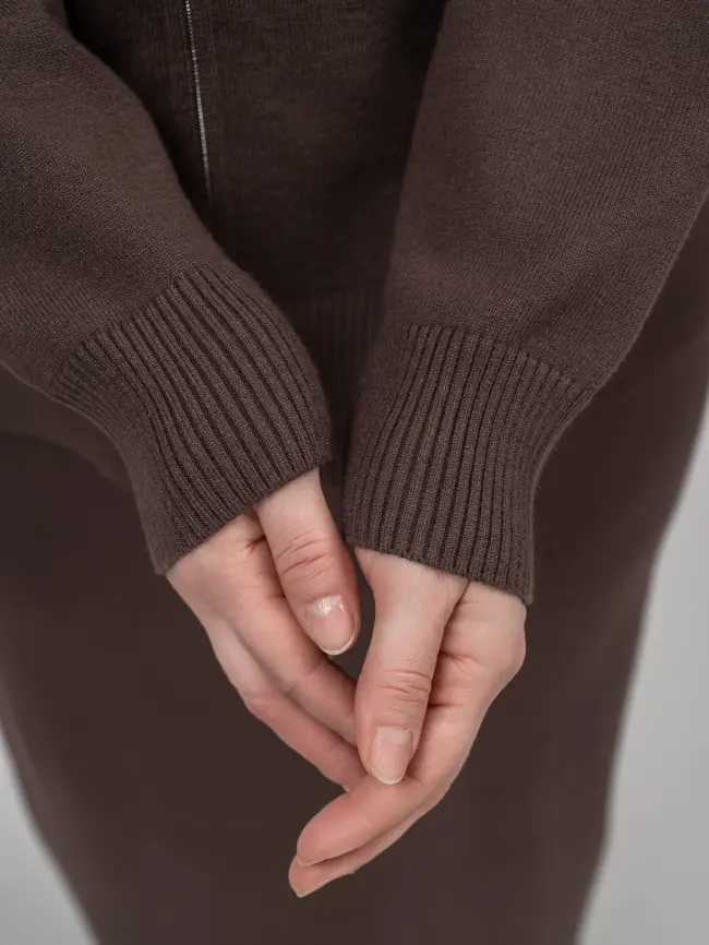 Кофта на молнии 25411 ЭттоПлюс Размер 50-58 фото 10