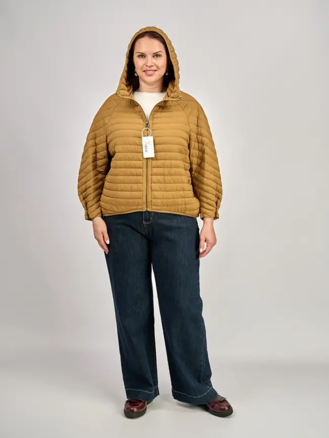 Легкая пуховая куртка 6007 Размер 44-56 фото 2